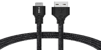 product of Amazon Basics USB A to Lightning PVC Molded Nylon