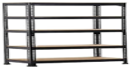 Buy STAR WORK Iron Rack Shelf for Home Storage Engineered Wood Shelf