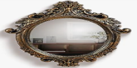 product of ABOUT SPACE Antique Wall Mirror
