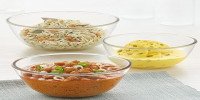 Buy Borosil Glass Mixing & Serving Bowl Set with Lids