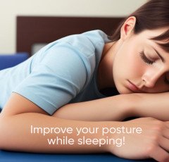 How to improve your posture while sleeping ?