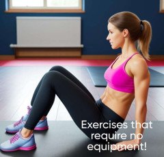 Exercises that require no equipment