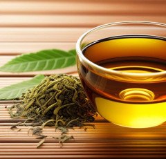 What are the benefits of green tea and honey ?
