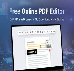 Edit PDF files directly in your browser — No download, No signup, No software needed